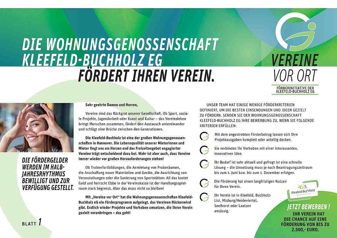 Download Bewerbungsflyer "Vereine vor Ort"