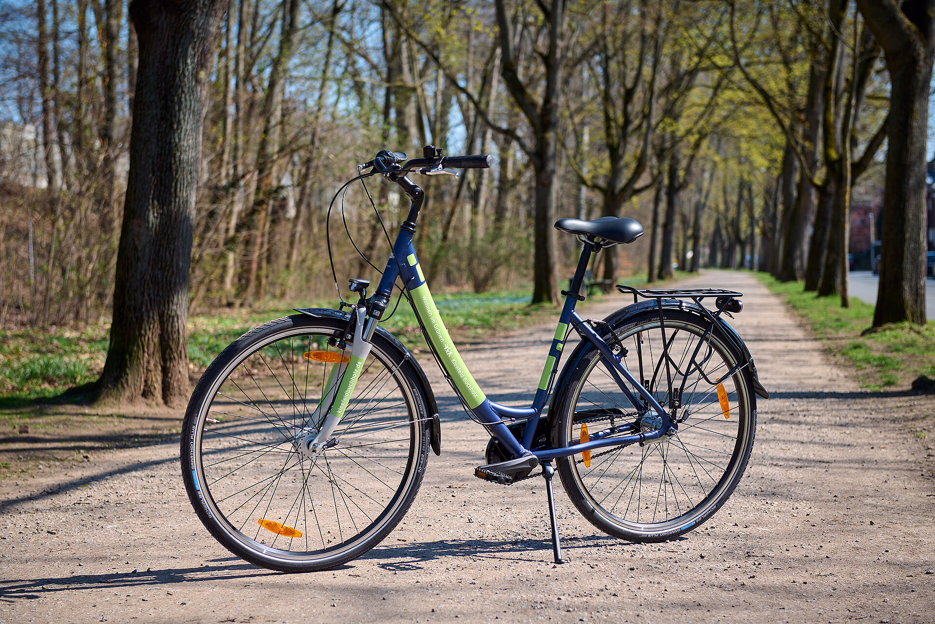 Dienstfahrrad der Wohnungsgenossenschaft Kleefeld-Buchholz eG