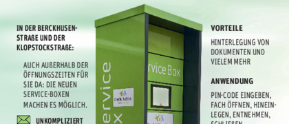 Boxen mit tollem Service