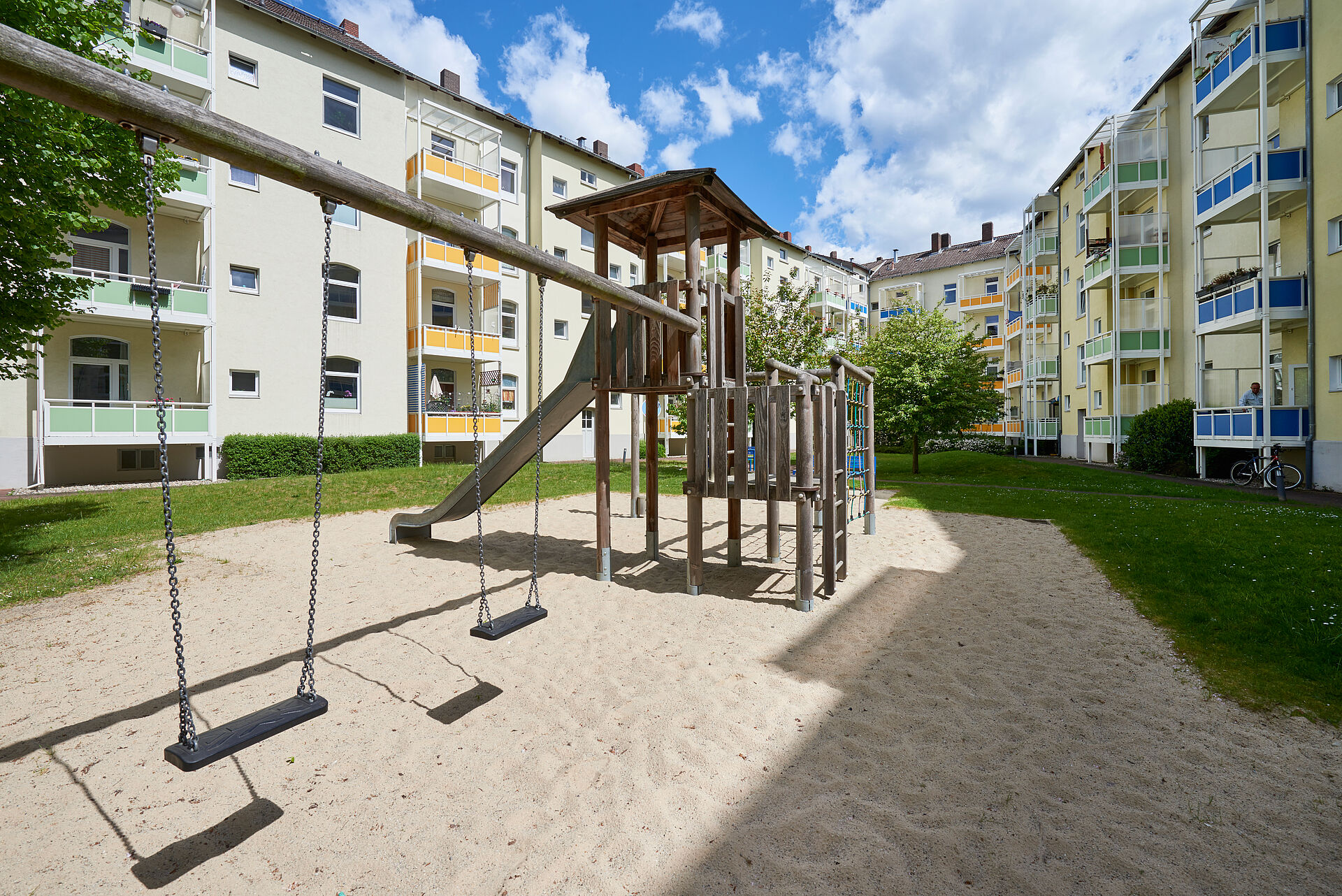 Innenhof Spielplatz Klaus-Groth-Straße / Am Langen Kampe