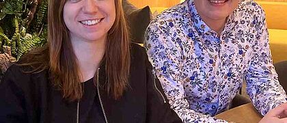 Frau Gäbler und Herr Meyer (v.l.n.r.)