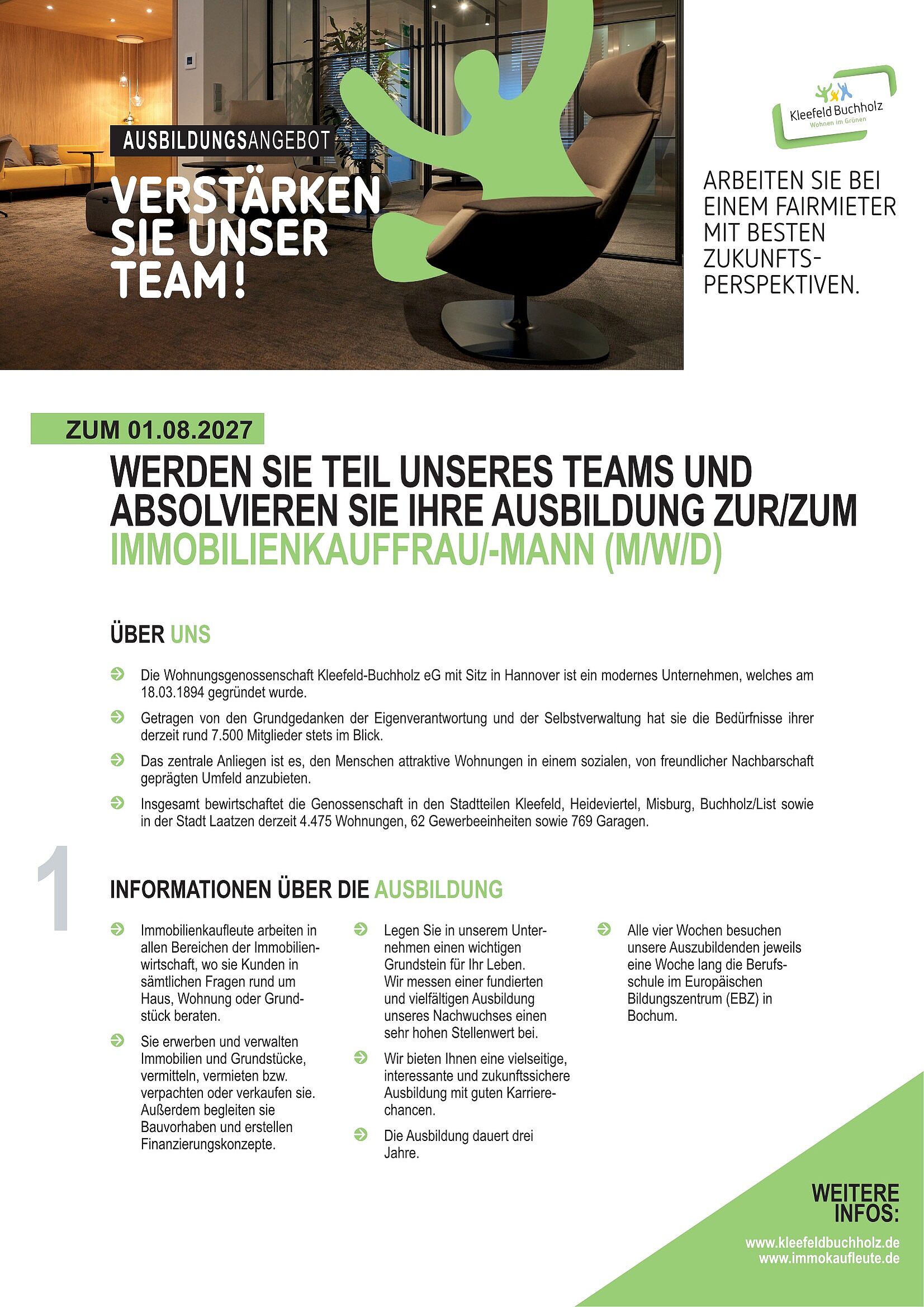 Ausbildungsplatzbeschreibung