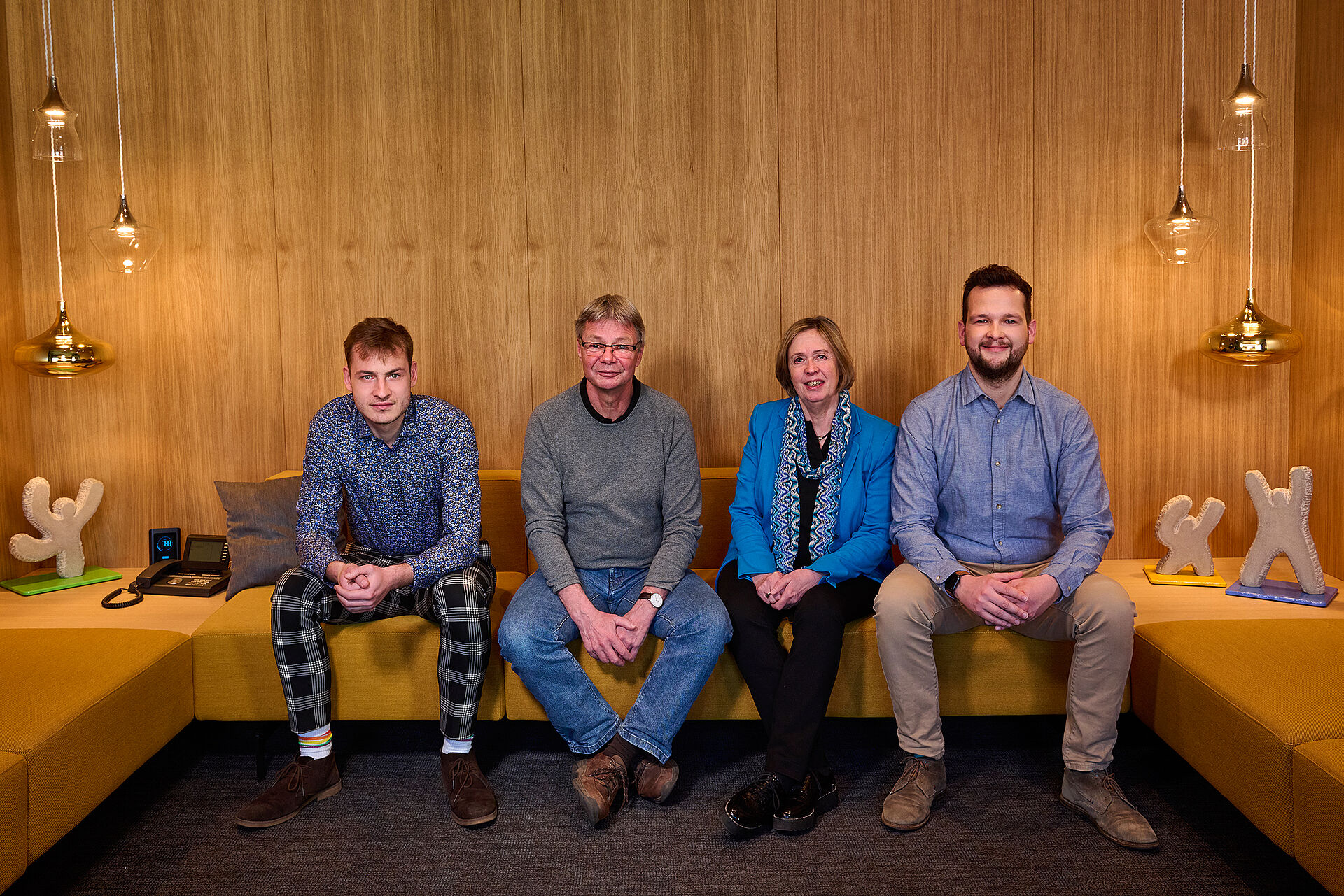 Gruppenbild von Kupsch,Bredthauer, Weber und Baurichter