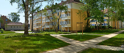 Innenhof Defreggerstraße, Achenbachstraße und Podbi