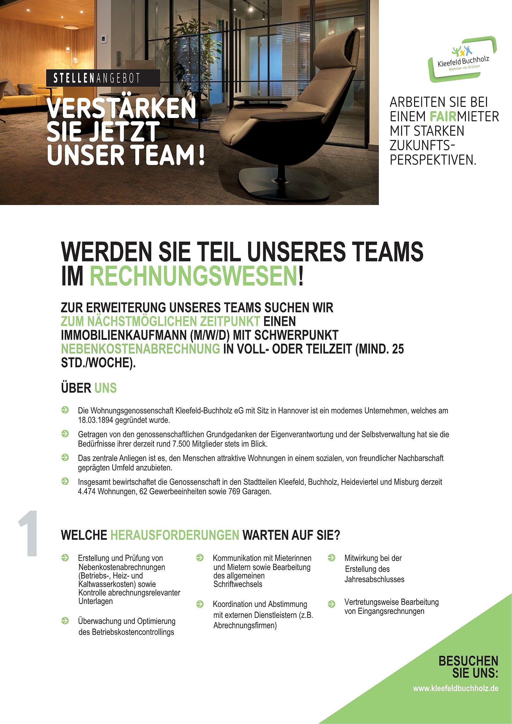 Stellenbeschreibung Rechnungswesen_Nebenkosten